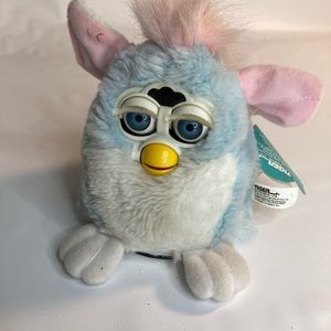 Tiger Electronics Vintage 70-940 Furby Babies Blue Pink Works Tags